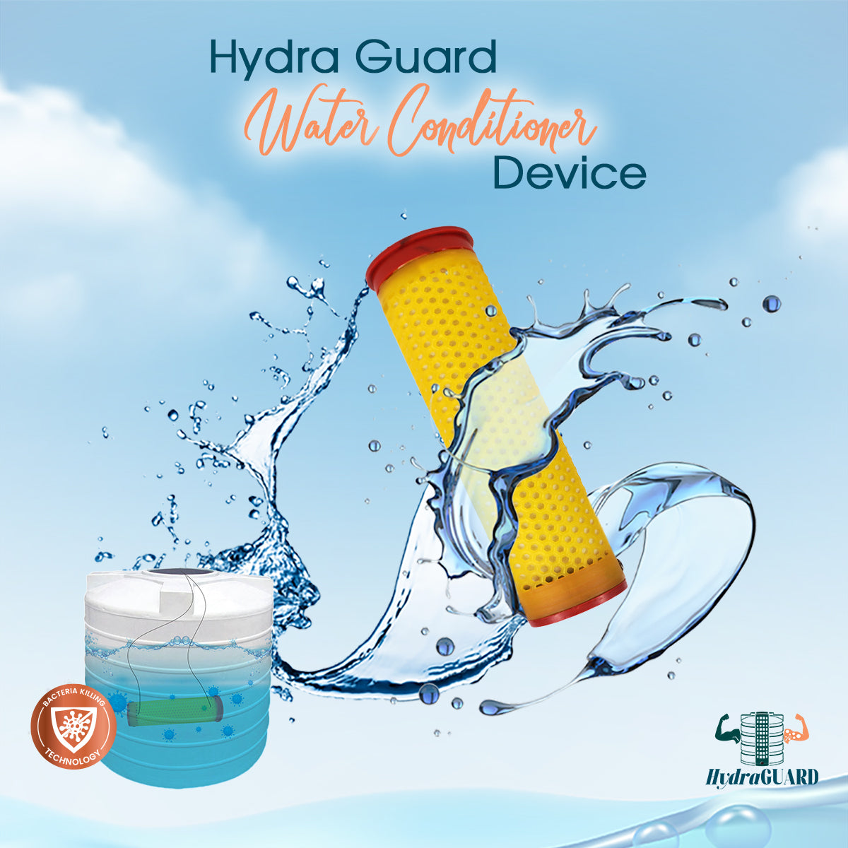 Hydra Guard Plus Best For 750Ltr To 1,000Ltr Water tank Conditioner