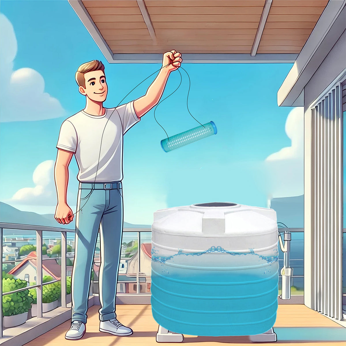 Hydra Guard Pro Best For 1,500Ltr To 2,000Ltr Water tank Conditioner