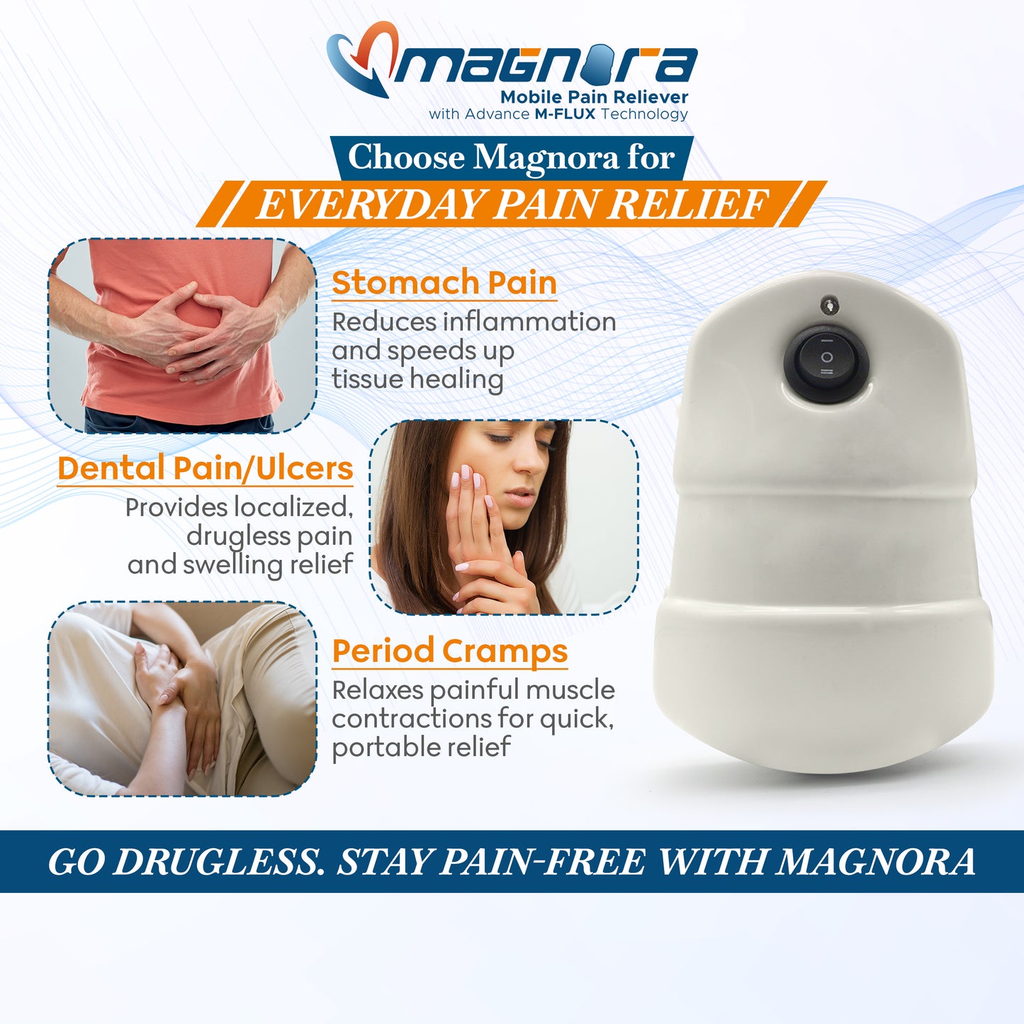 Magnora:   Portable PEMF wellness Device